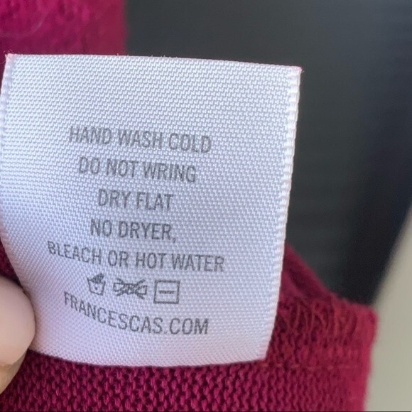 Francesca’s Collections Knit Dress Red Cut Out Shoulder Size M - Picture 5 of 5